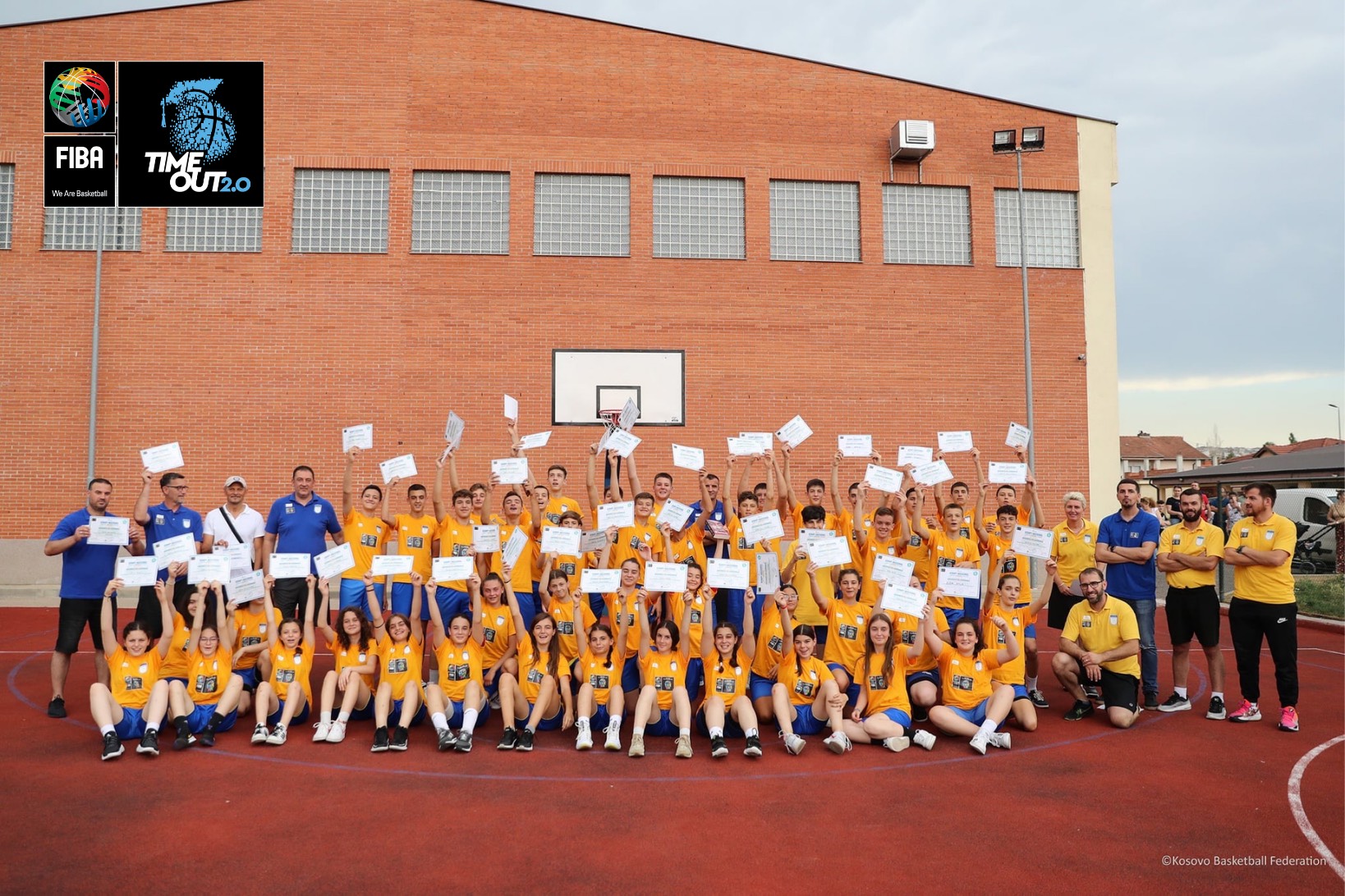 Programi FIBA Time Out 2.0 i ndihmon Rugovës të kryesojë me sukses organizimin e Kampit Nacional të FBK-së